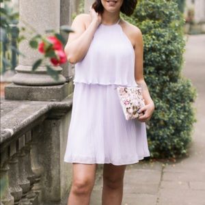 Halston halter backless dress